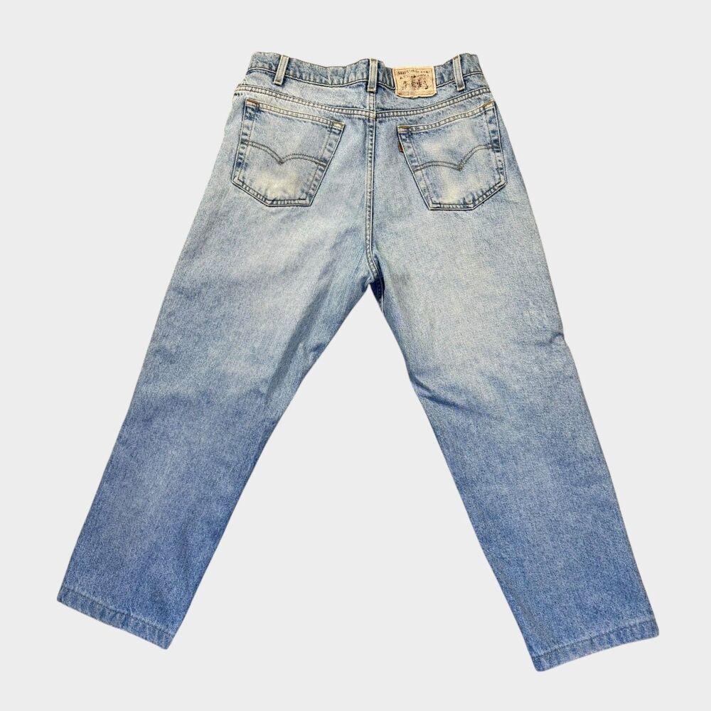 Vtg Levi’s Signature 540 Jeans Mens 36x30 Relaxed Fit Light Wash Denim 90s - Picture 3 of 15